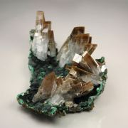 new find - BARYTE, MALACHITE