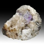 Fluorite with Quartz