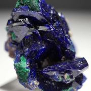 Azurite with Malachite