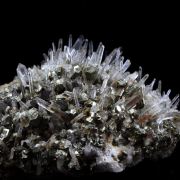 Siderite, Quartz, Pyrite.