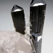 Tourmaline on Quartz