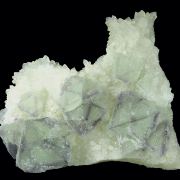 Fluorite on Quartz