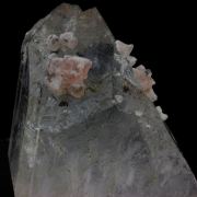 Pink Fluorite + Quartz.