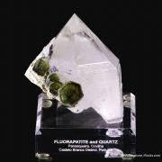 Fluorapatite on Quartz