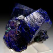 Azurite with Malachite