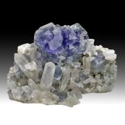 Fluorite with Quartz