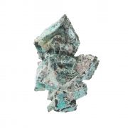 Copper pseudomorph after Azurite (Copper Rose) with Malachite Locality- Copper Rose Mine, Grant County, New Mexico