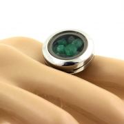 Raw Emerald Ring.