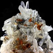 Quartz, Siderite.