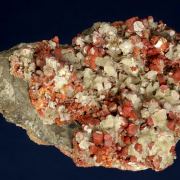 Vanadinite and Calcite