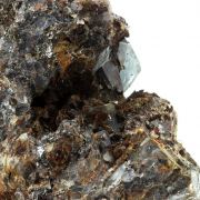 Fluorite + Quartz + Goethite.