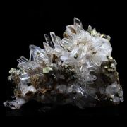 Siderite, Quartz, Pyrite.