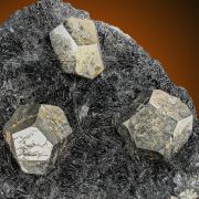 Pyrite  on Hematite