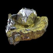 Sperrylite, chalcopyrite