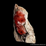 Rhodochrosite on Goethite