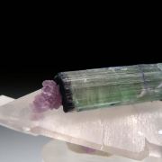 Tourmaline with Quartz, Lepidolite (R)