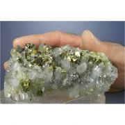 Chalcopyrite, Quartz