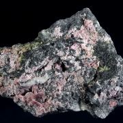 Rhodochrosite and Fluorite