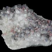 Fluorite and Rhodochrosite on Quartz