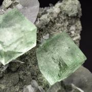 Fluorite with Calcite