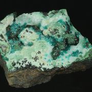 Dioptase with Malachite