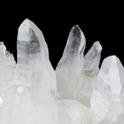 Quartz with “Amethyst” tips