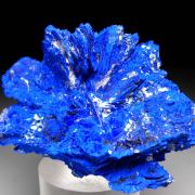 Azurite with Plancheite