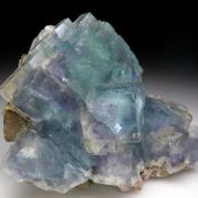 Fluorite on Muscovite