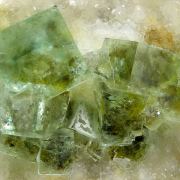 Fluorite, quartz MONGOLIA