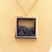 Raw Sapphire necklace.