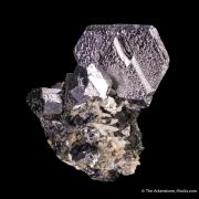 Galena (twinned) with Sphalerite and Quartz