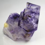 FLUORITE with PHANTOMS, QUARTZ - floater