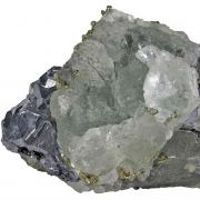 Fluorite on Galena