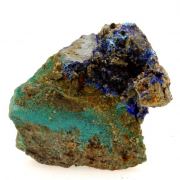 Azurite + Rosasite.