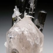 Tourmaline on Quartz