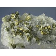 Chalcopyrite, Quartz