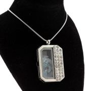 Raw Aquamarine necklace.