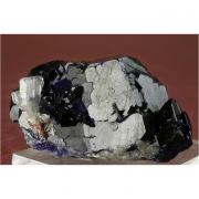 Azurite, Barite