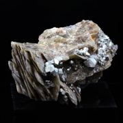 Siderite, Quartz, Pyrite.