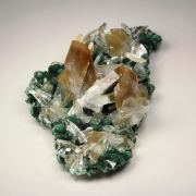 BARYTE, MALACHITE