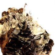 Siderite, Quartz, Pyrite.