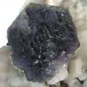 Fluorite on Dolomite