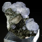 Fluorite & Fluorapatite on Muscovite