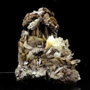 Siderite, Quartz, Pyrite.