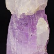 Quartz on Amethyst