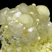 Calcite, gyrolite, prehnite