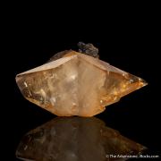 Calcite (twin) on Sphalerite