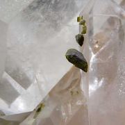 Epidote on Quartz