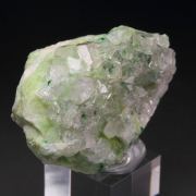 gem GARNET var. GROSSULAR with GREEN CHROMIAN PHANTOMS