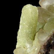 Prehnite finger cast after Anhydrite with Calcite